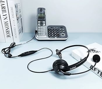 Amazon.co.jp: Callez 電話ヘッドセット ノイズキャンセリング